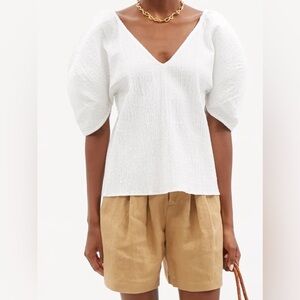 Mara Hoffman Fia Top, White, Small